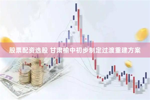 股票配资选股 甘肃榆中初步制定过渡重建方案